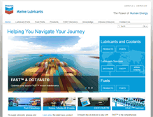Tablet Screenshot of chevronmarineproducts.com